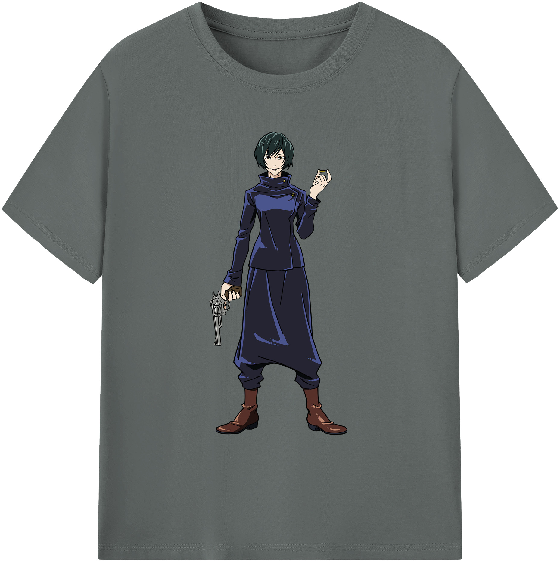 （画像用） 呪術廻戦 Jujutsu Kaisen 綿100％ メンズ半袖Tシャツ｜肌触りやわらか＆通気性